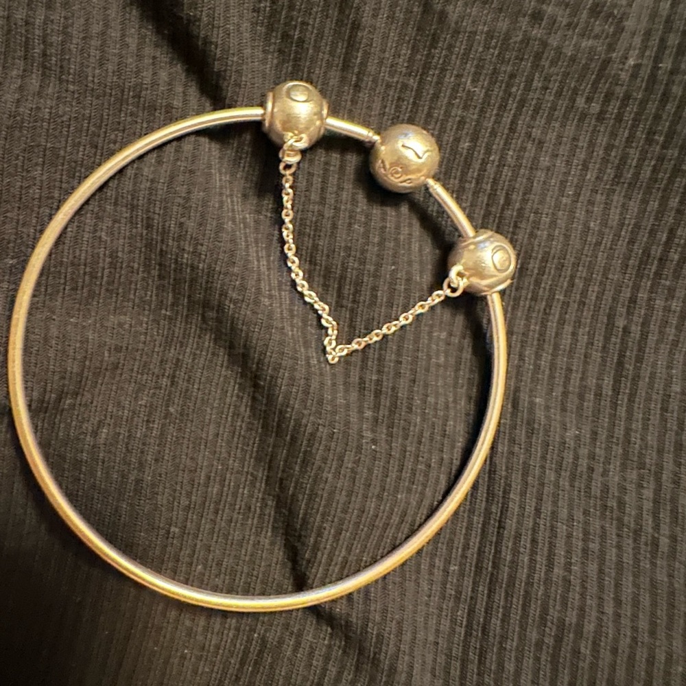 Pandora sterling silver essence bangle